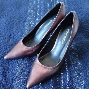 Jeffrey Campbell Metallic Leather Pumps
